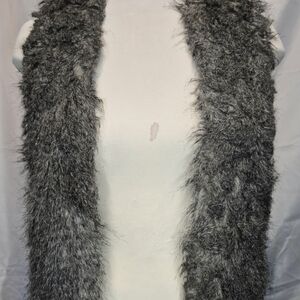 Dynamite Gray Fuzzy Vest